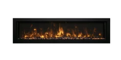 55" Remii Deep Indoor/Outdoor Built-In Electric Fireplace