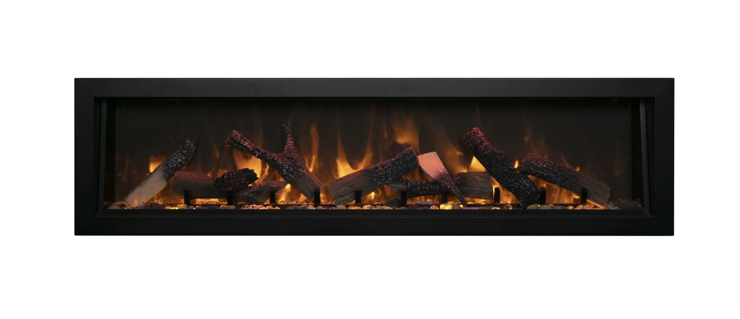 88" Amantii Electric Deep Smart Built-in Electric Fireplace - Image 4
