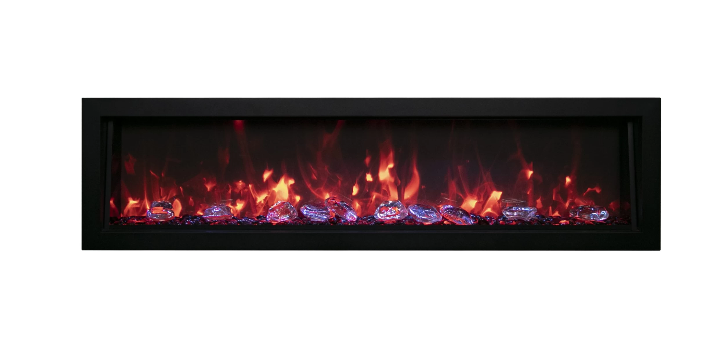 65" Remii Deep Indoor/Outdoor Built-In Electric Fireplace - Image 4