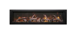 88" Amantii BI Deep Smart Indoor/Outdoor Built-In Electric Fireplace