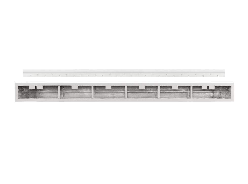 48" / 60" / 72" Zachary Mantel Shelf - Whitewash Finish - Image 9
