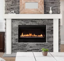 48"/56" Zachary Non-Combustible Surround Salt Finish