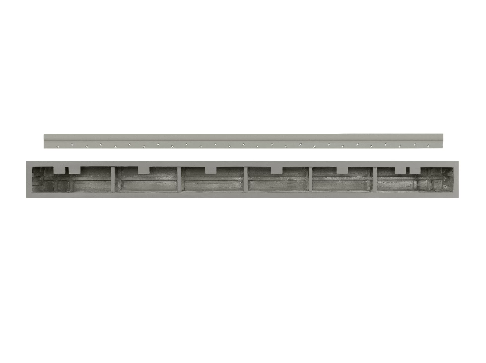 48" / 60" / 72" Zachary Mantel Shelf - Graywash Finish - Image 9