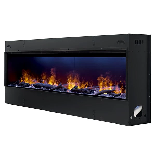 86" Dimplex Opti-Myst® Linear Electric Fireplace With Acrylic Ice And Driftwood Media - Image 3