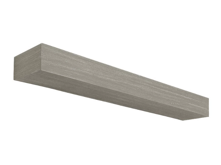 48" / 60" / 72" Zachary Mantel Shelf - Graywash Finish - Image 4