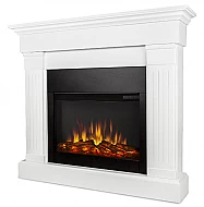 47" Crawford White Slim Infrared Electric Fireplace - Image 5