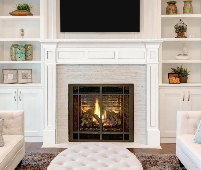 65" Jim White Fireplace Mantel - Image 2