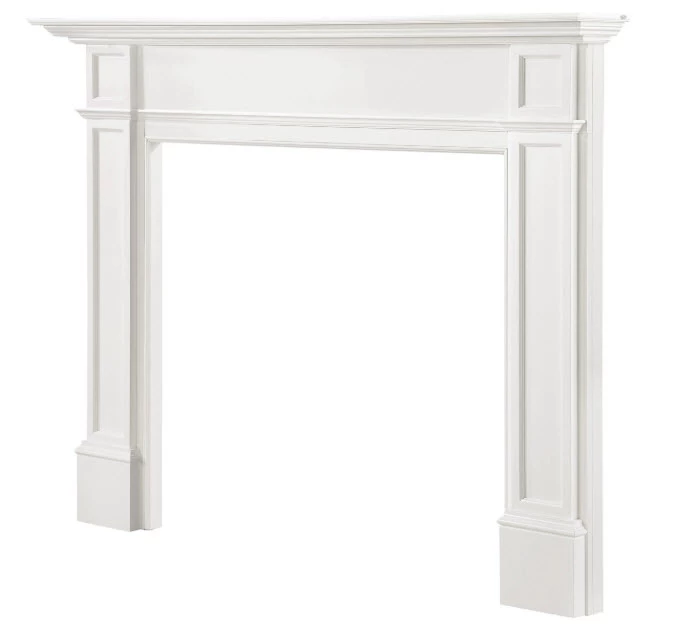 56" Marshall White Fireplace Mantel - Image 3