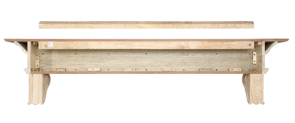60"/ 72" The Devonshire Mantel Shelf - Unfinished - Image 2