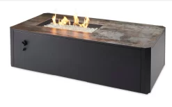 55" Kinney Rectangular Gas Fire Pit Table