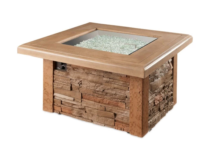 42" Mocha Sierra Outdoor Fire Pit Table - Image 3