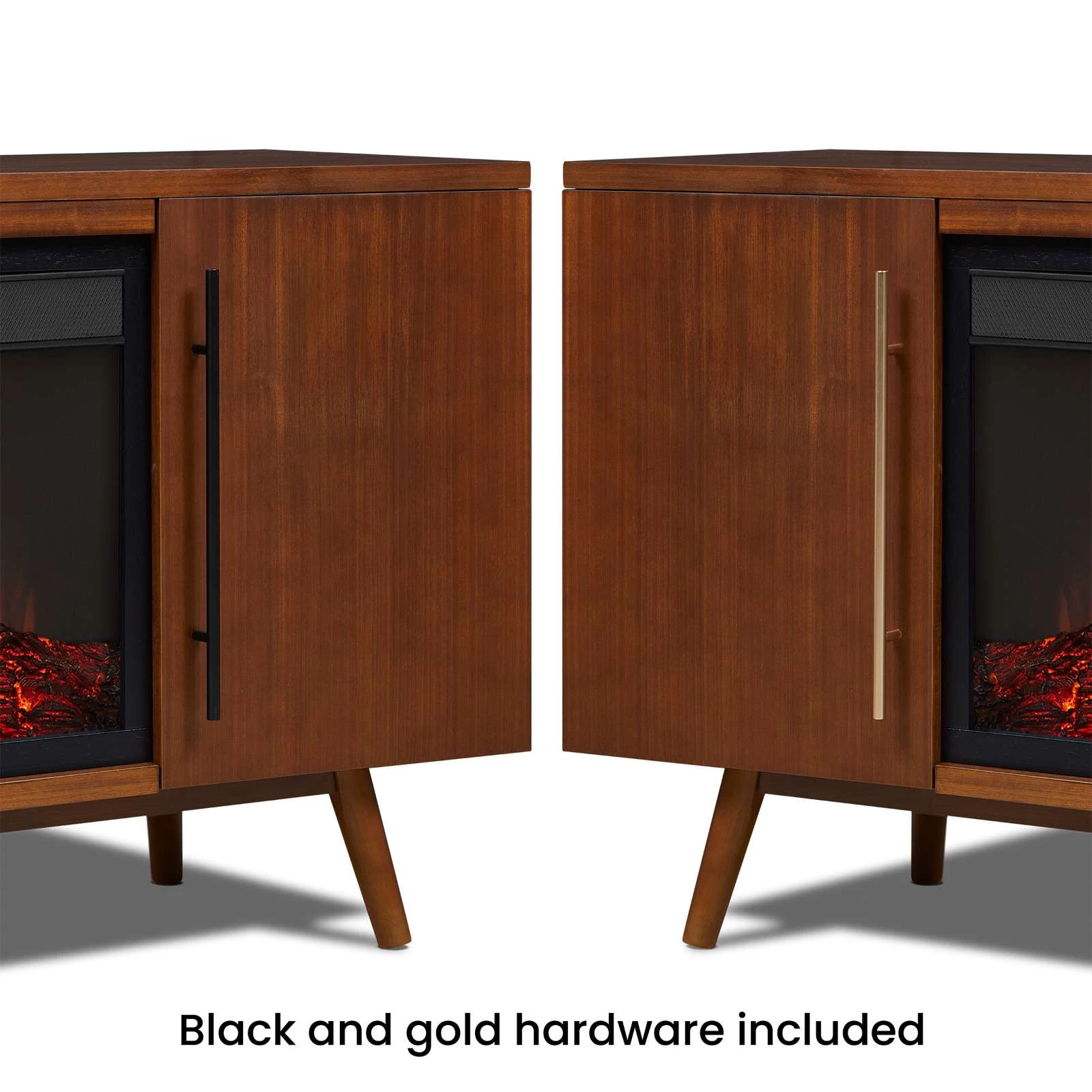 72" Morris Landscape Electric Fireplace TV Stand - Image 4