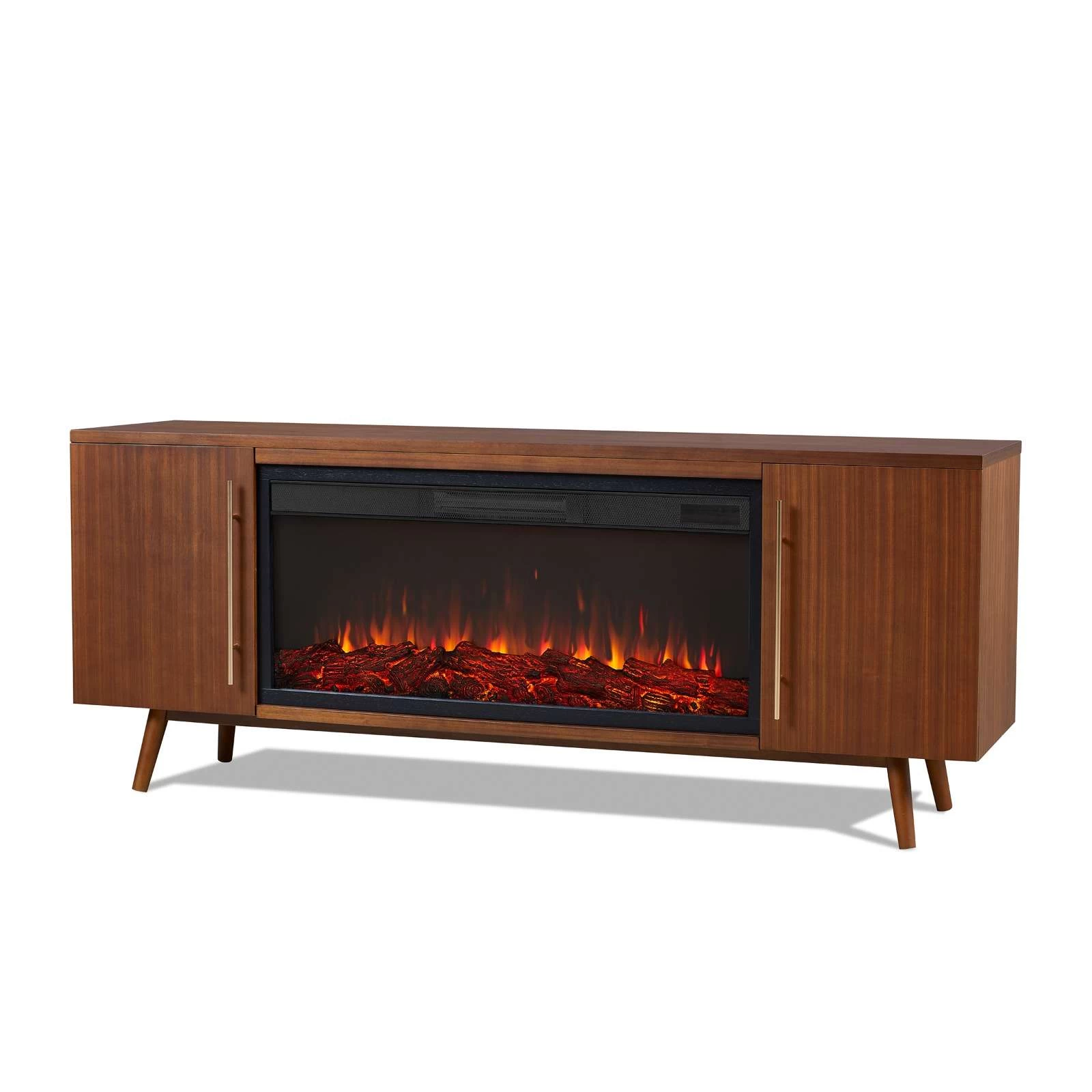 72" Morris Landscape Electric Fireplace TV Stand - Image 7