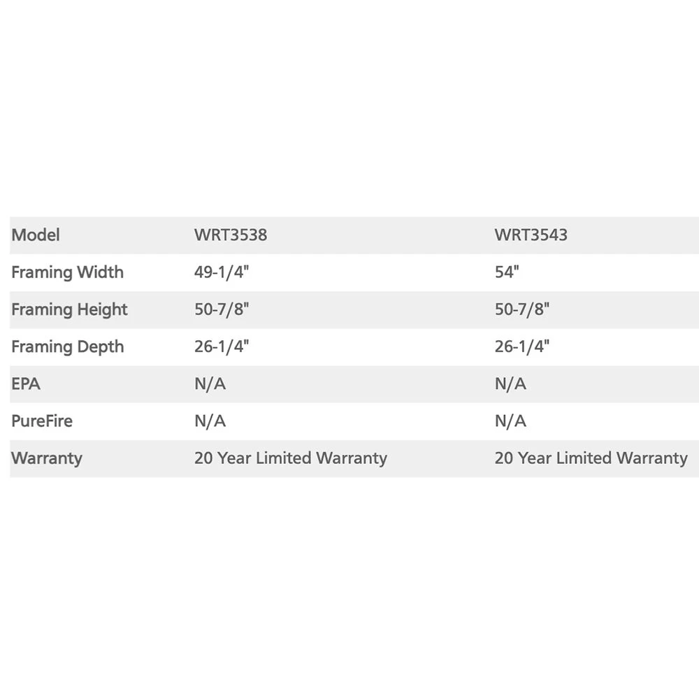 Superior 43-Inch Radiant Wood Burning Fireplace (WRT3543) - Image 5