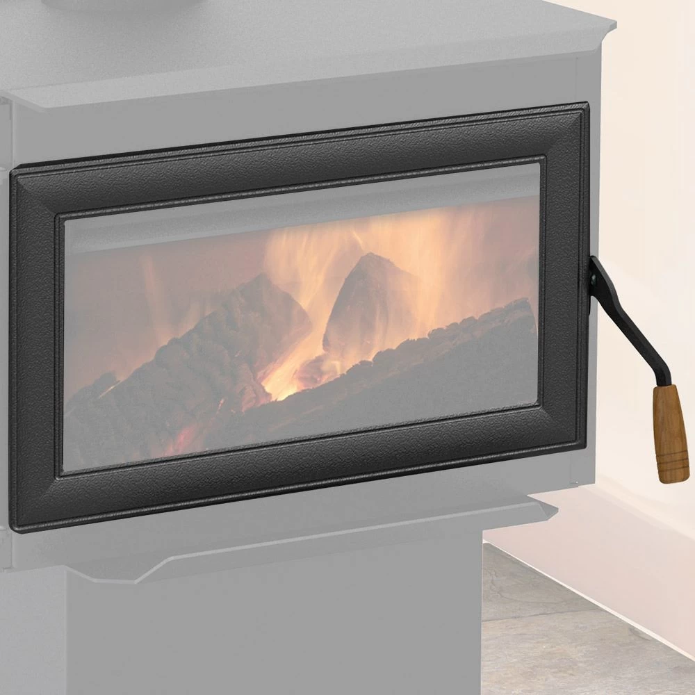 Superior Freestanding Wood Burning Stove, Cast Iron Door (WXS2021WS-B) - Image 3