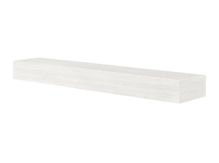 48" / 60" / 72" Zachary Mantel Shelf - Whitewash Finish - Image 6
